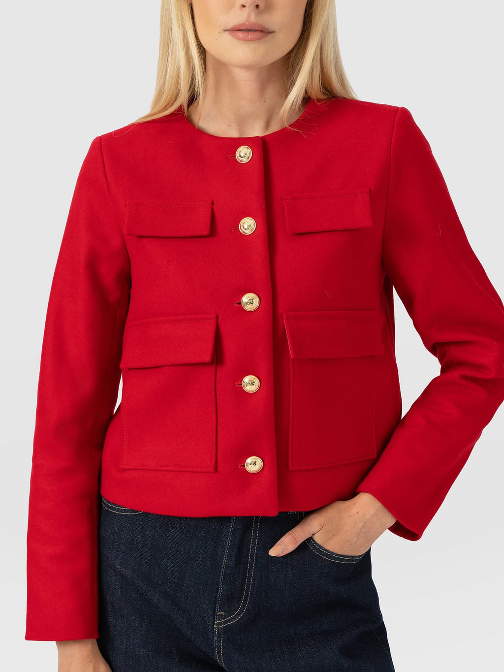 Colette Jacket - Red