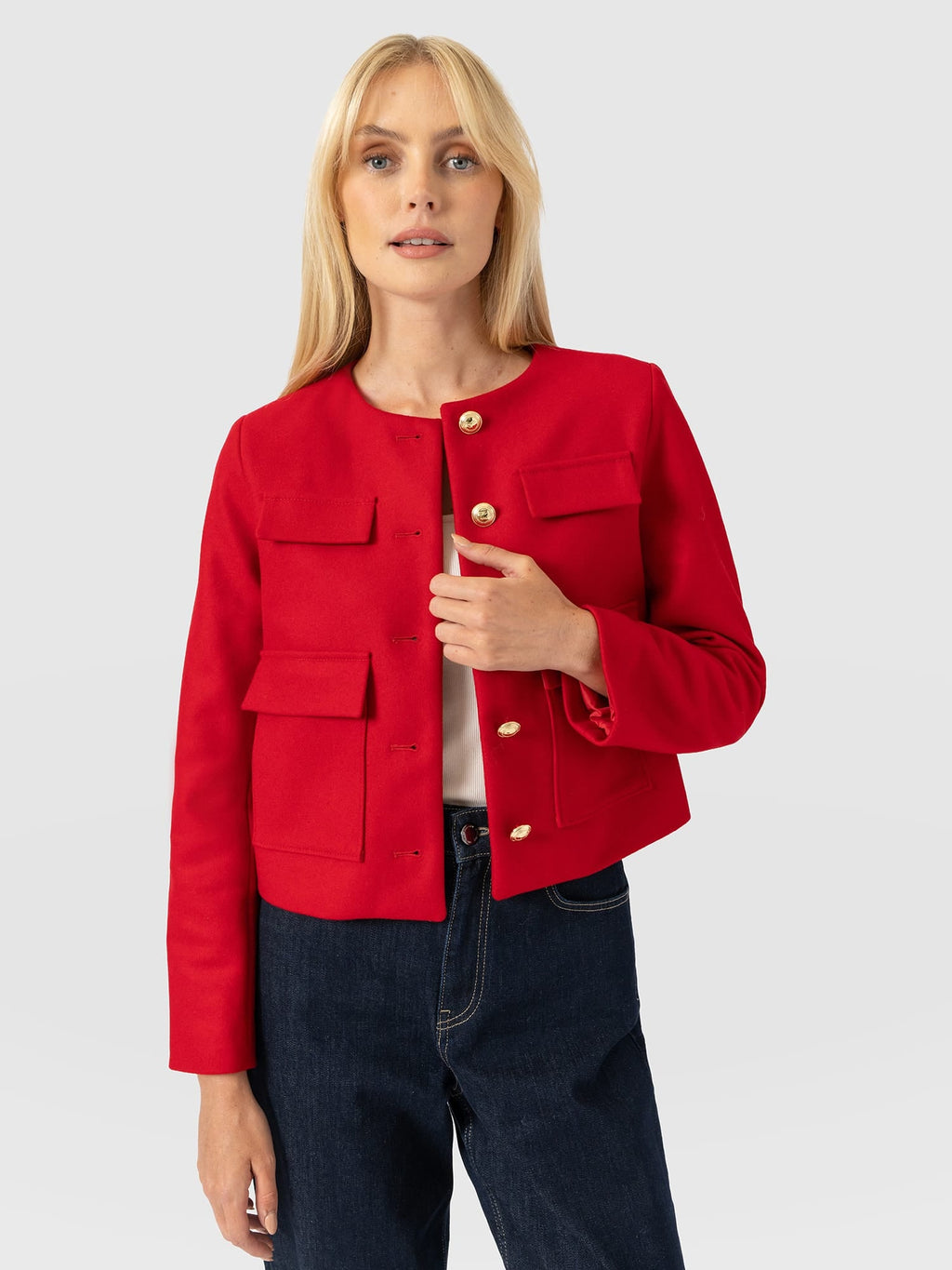Colette Jacket - Red