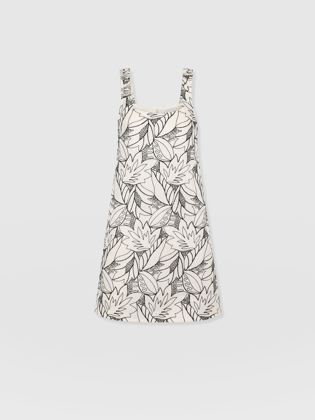 Corinne Cami Dress - Cream Embroidered