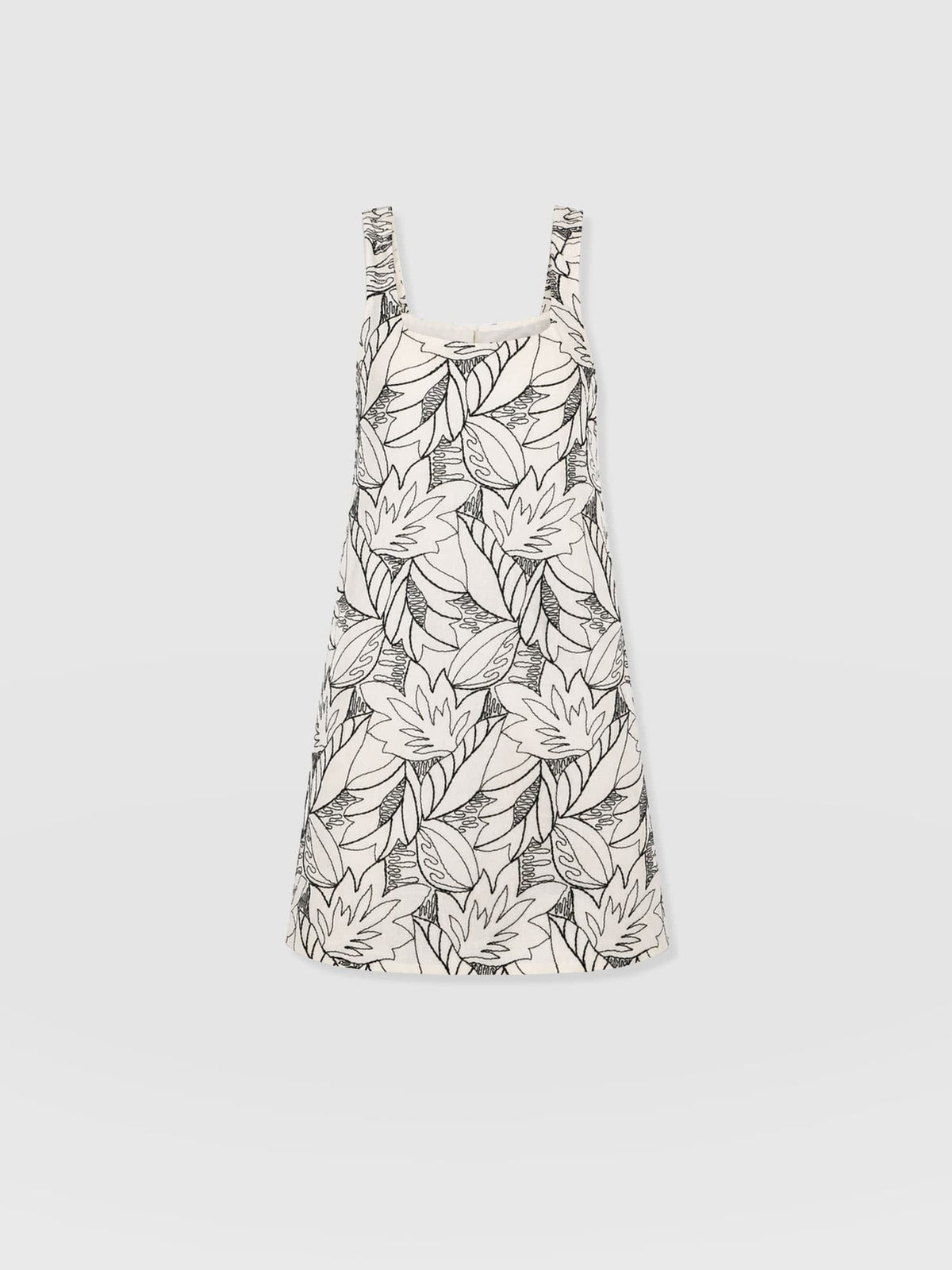 Corinne Cami Dress - Cream Embroidered