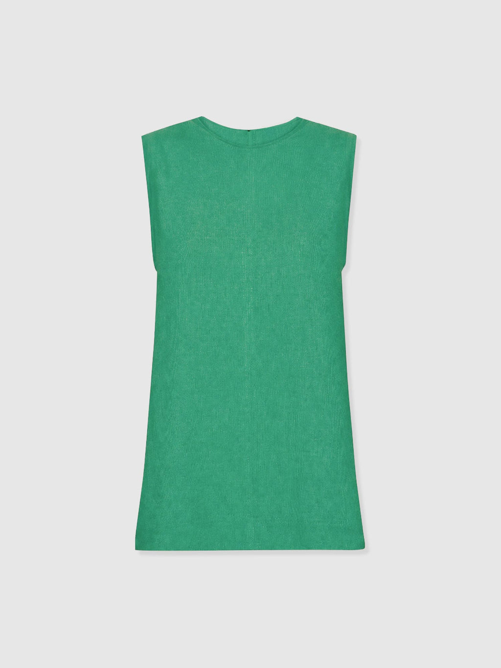 Corinne Linen Tunic - Green