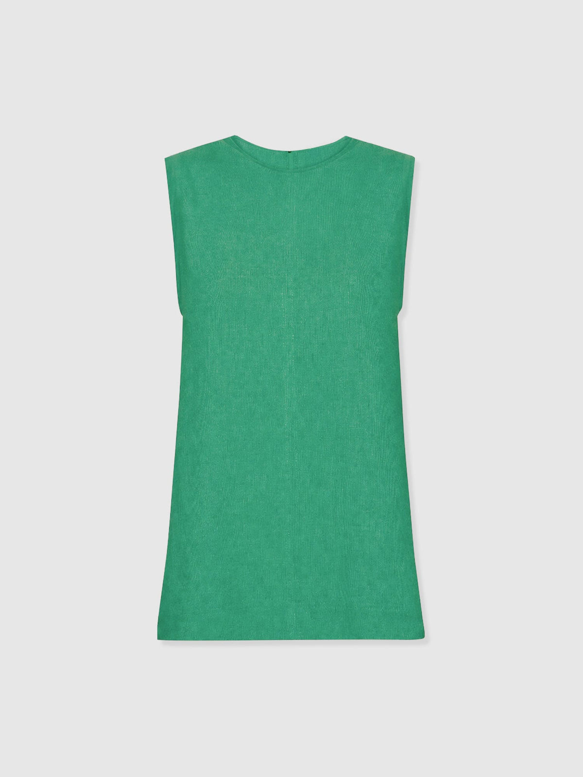 Corinne Linen Tunic - Green