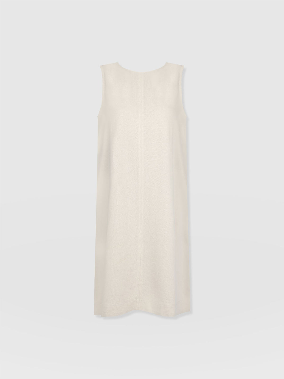 Corinne Linen Shift Dress - Oatmeal