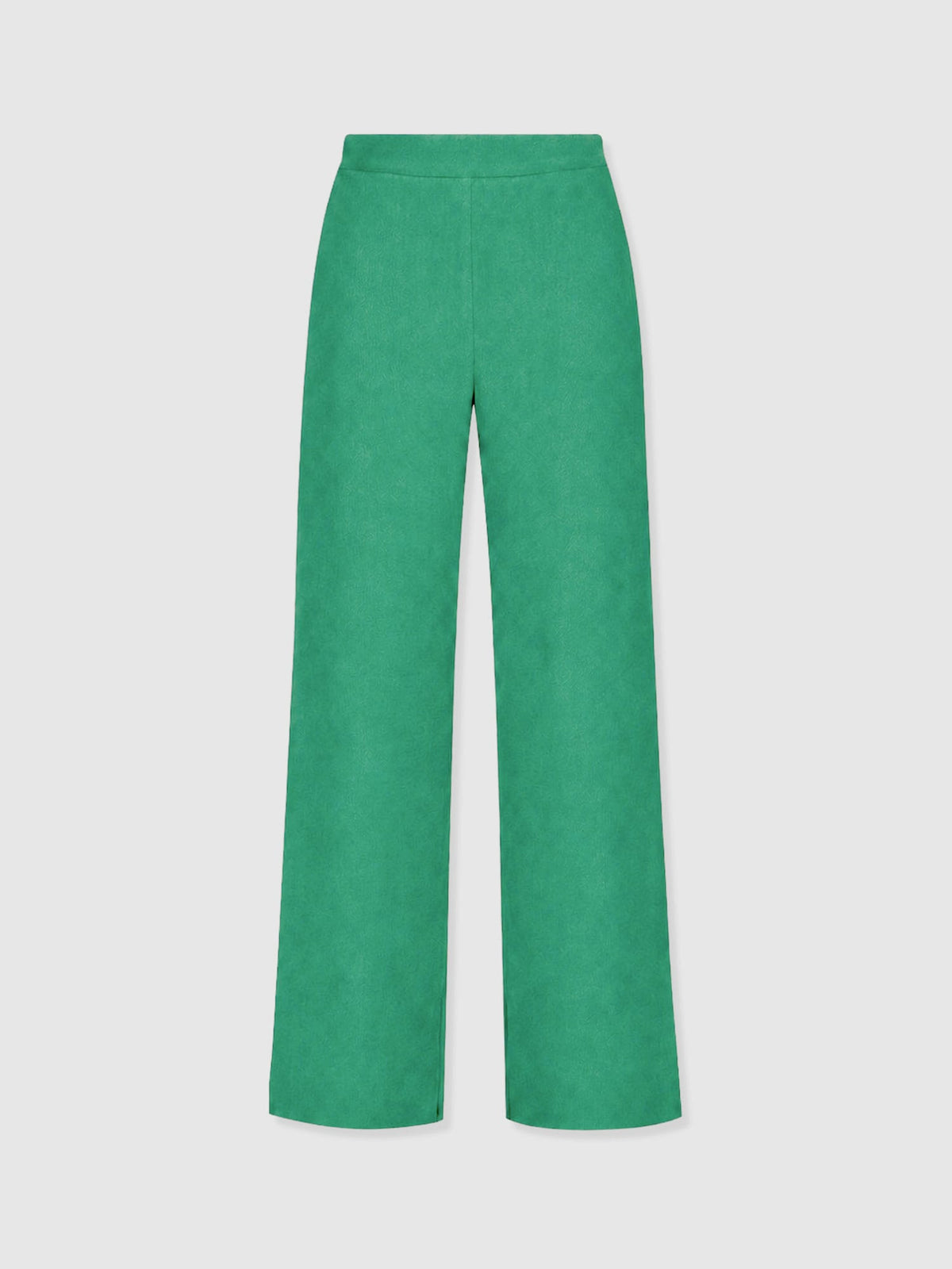 Corinne Wide Leg Linen Pant - Green