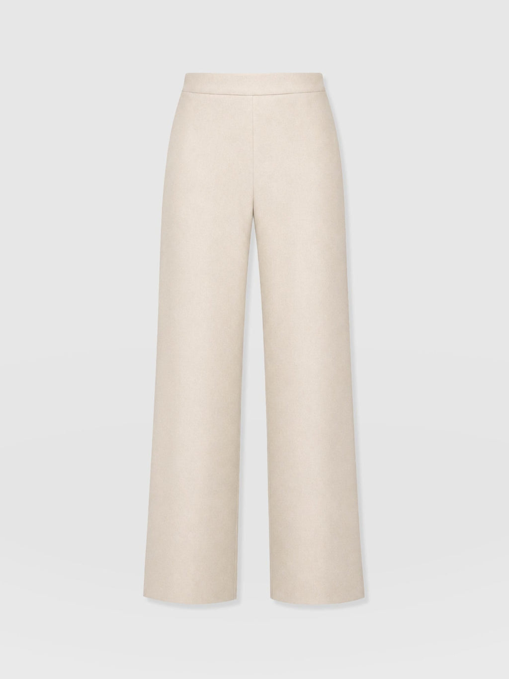 Corinne Wide Leg Linen Pant - Oatmeal