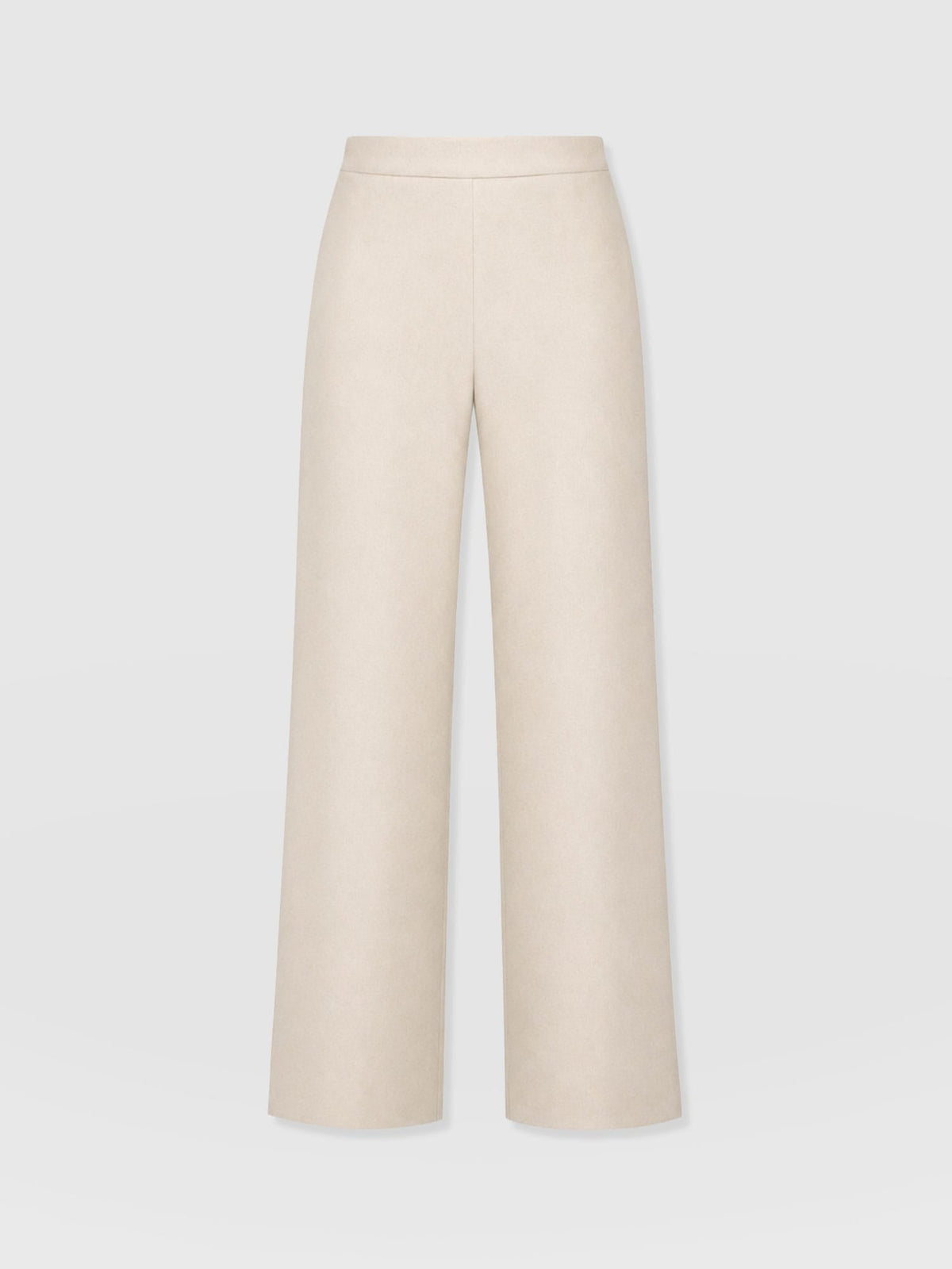 Corinne Wide Leg Linen Pant - Oatmeal