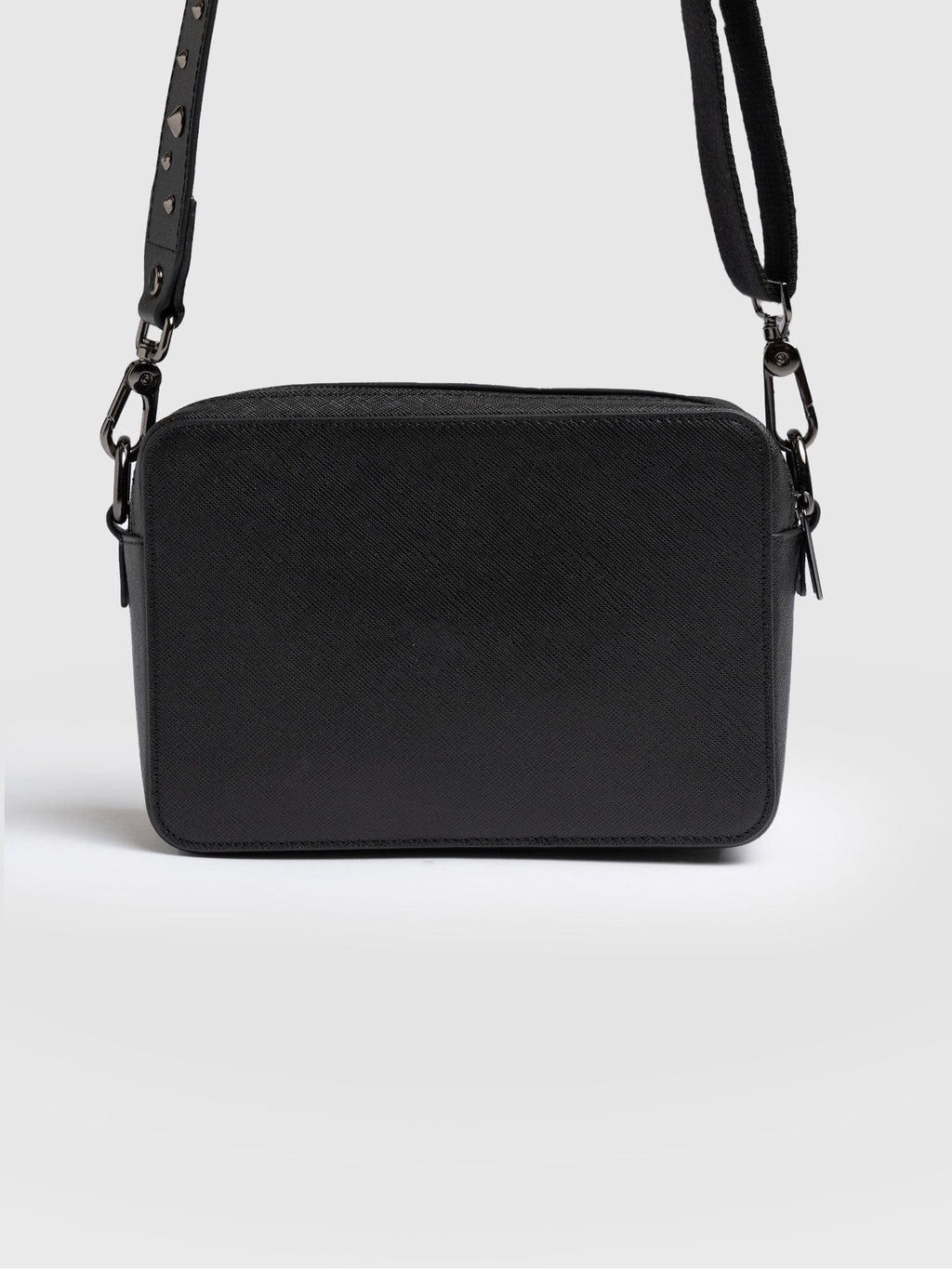 Cross Body Bag - Black Studded