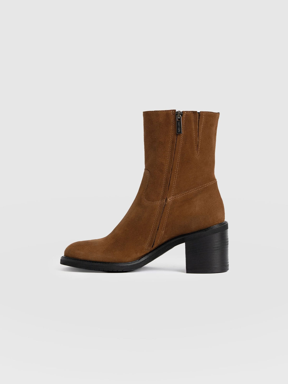 Dakota Ankle Boot - Camel Suede
