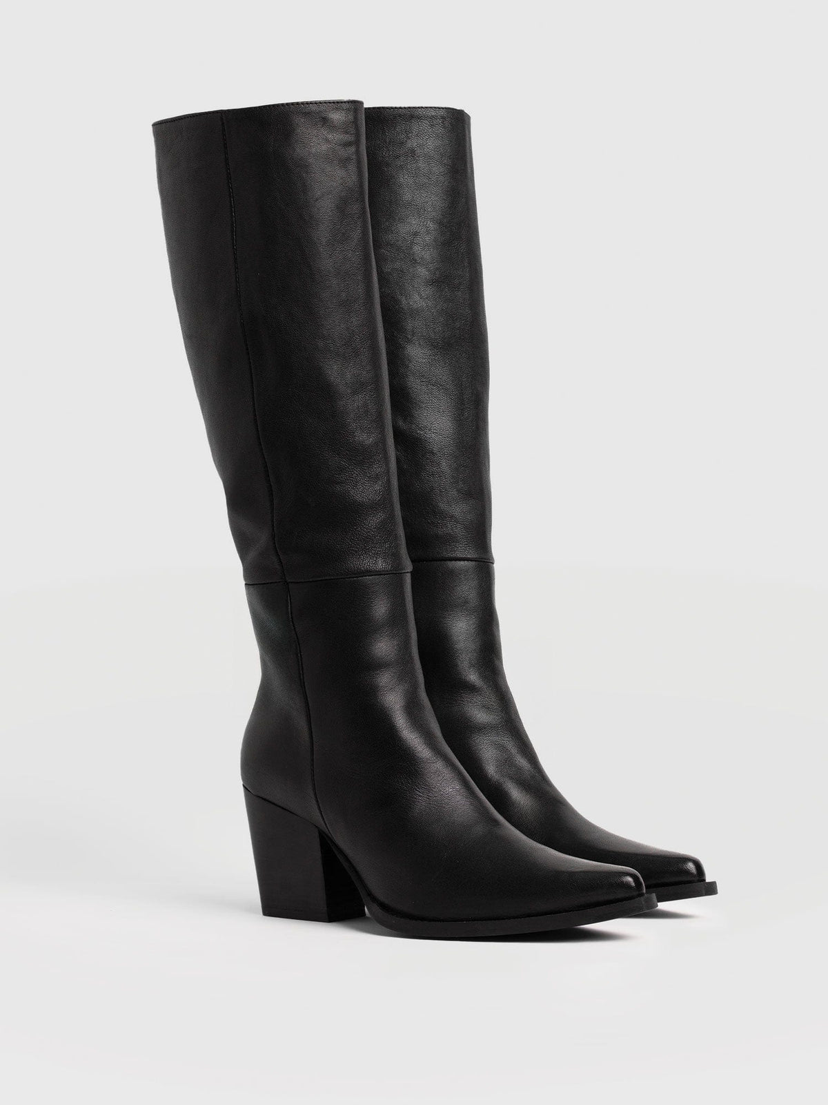 Dallas Knee High Boot - Black