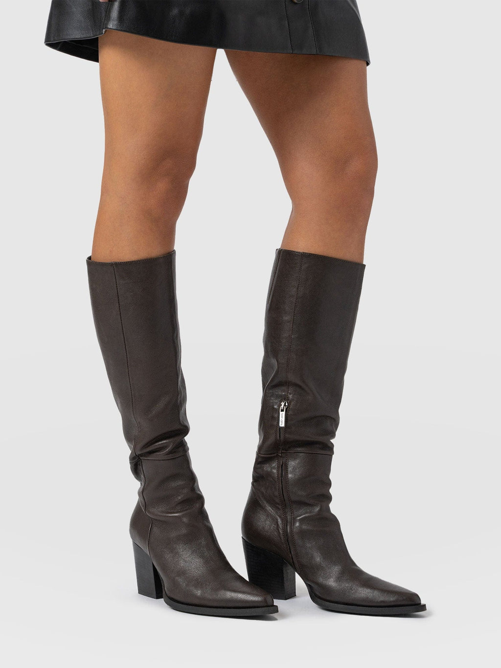 Dallas Knee High Boot - Chocolate