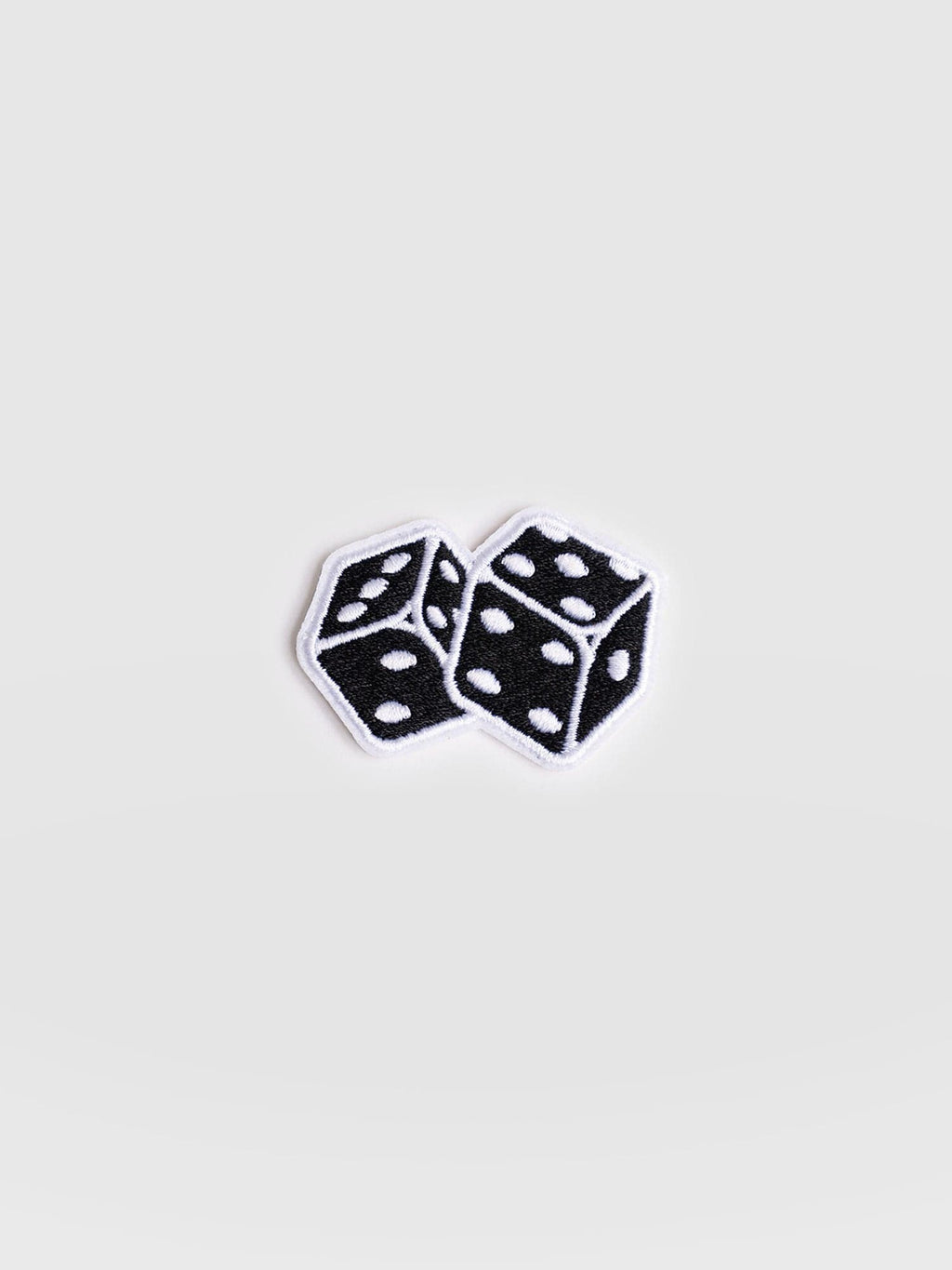 Dice Sticker Badge - Black