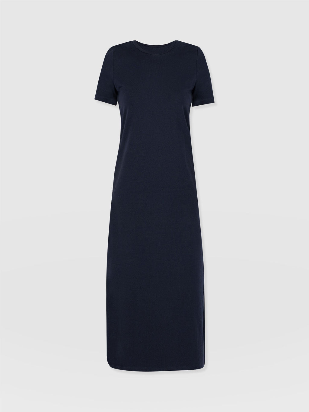 Easy T-Shirt Midi Dress - Navy