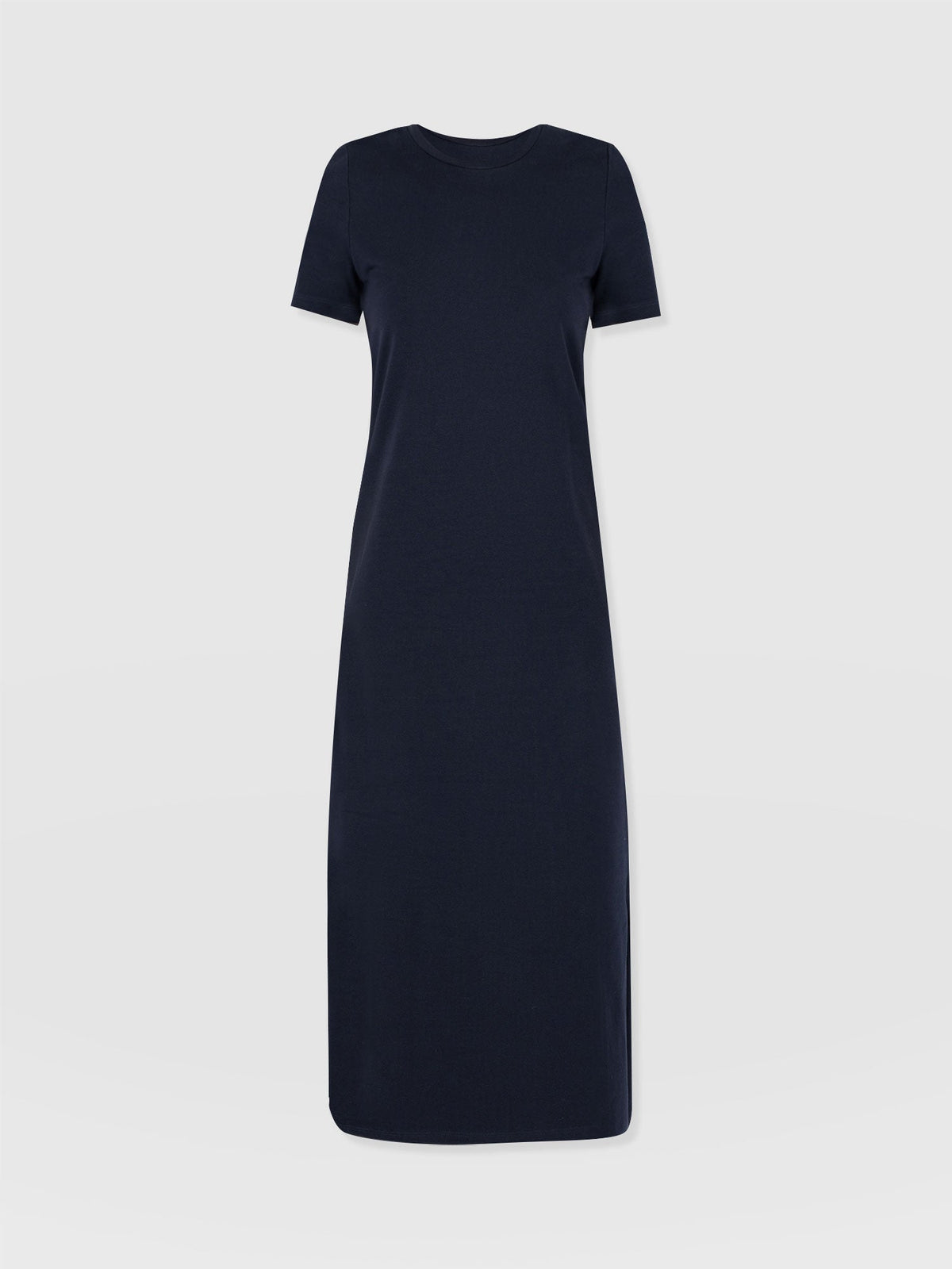 Easy T-Shirt Midi Dress - Navy