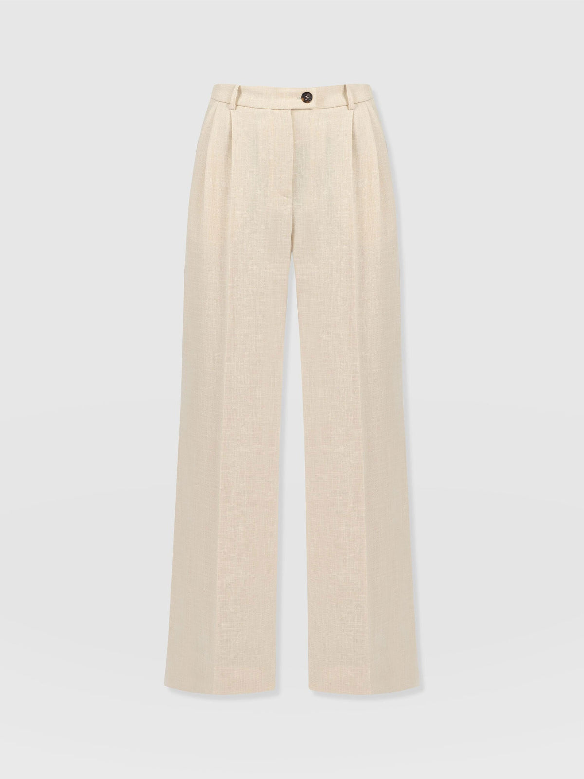 Argent Wide Leg Pant - Cream