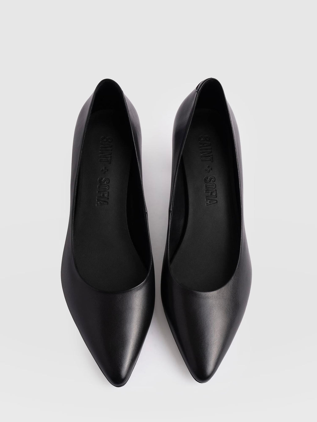 Emmeline Kitten Heels - Black