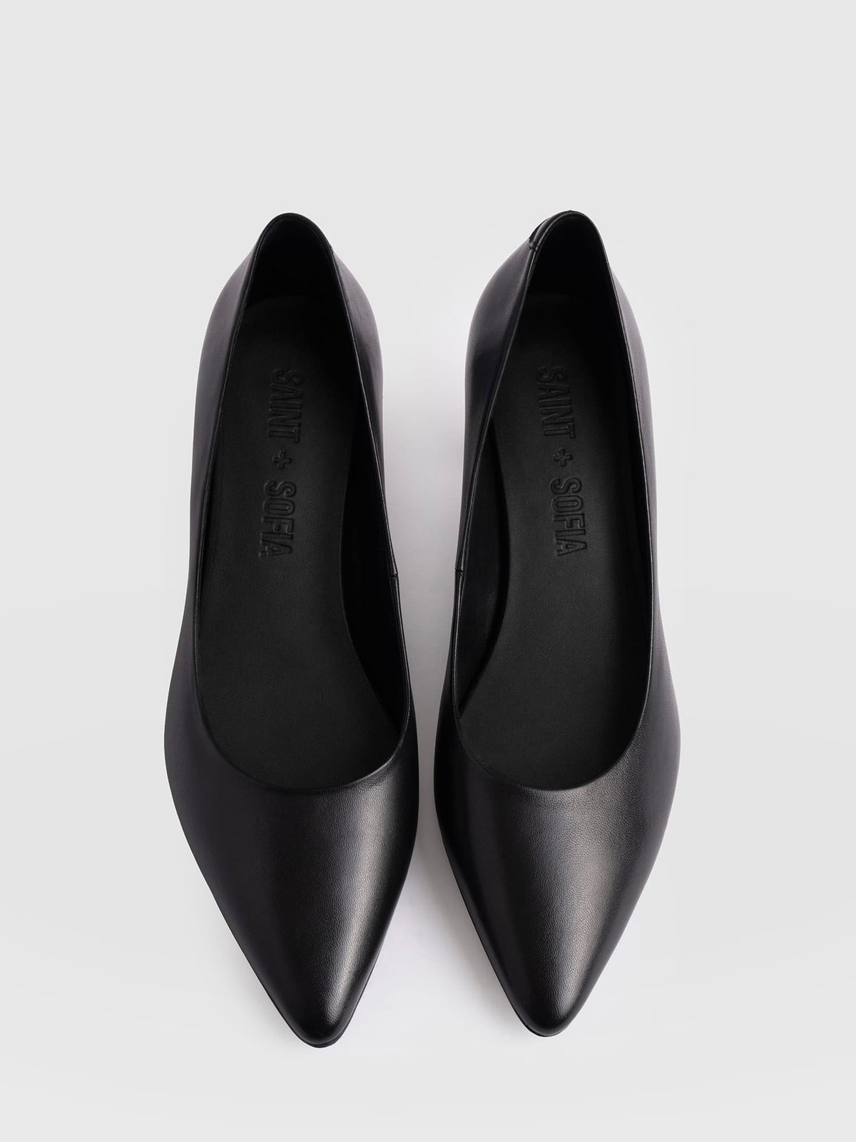 Emmeline Kitten Heels - Black