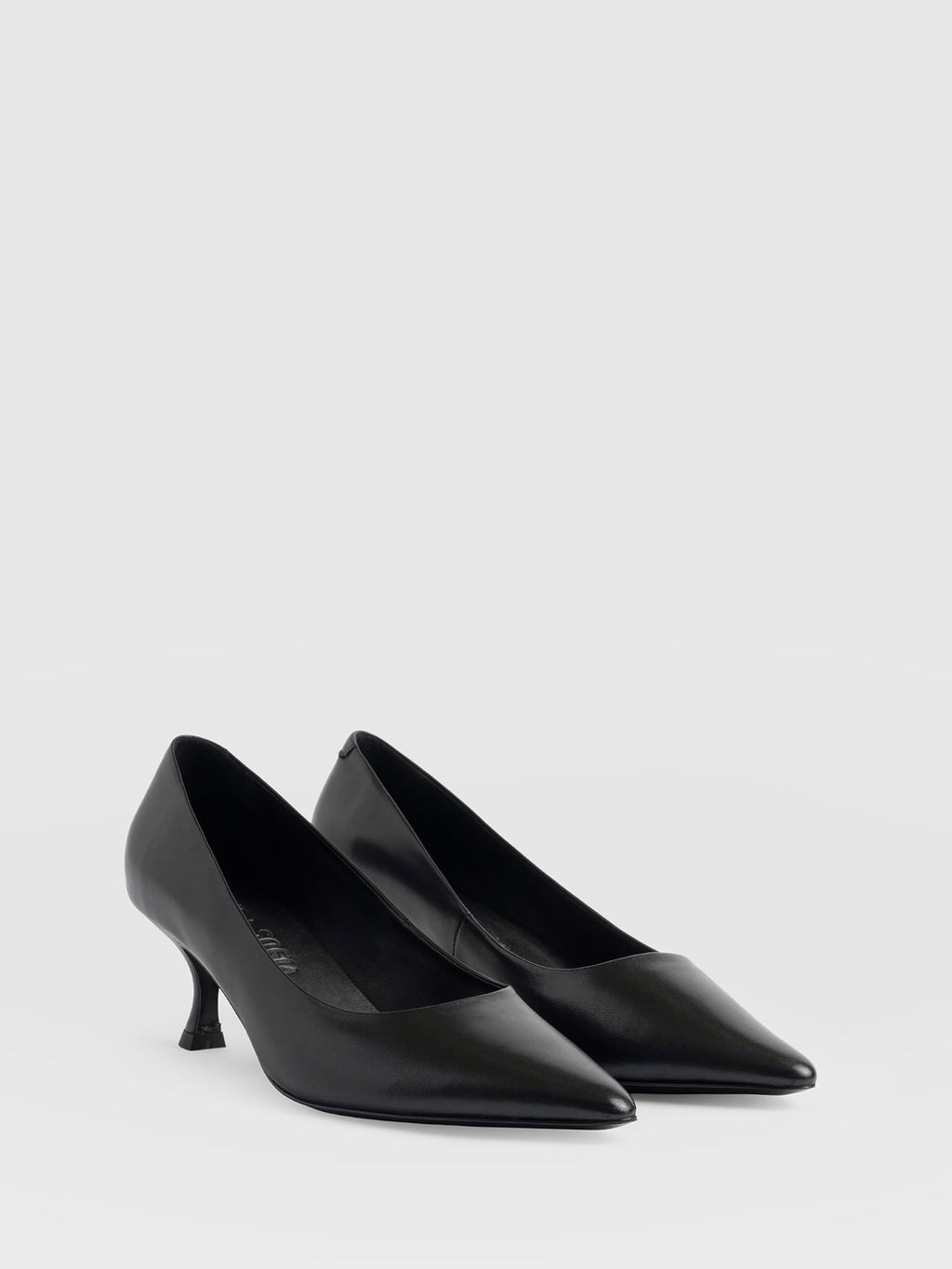 Emmeline Kitten Heels - Black