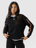 Hoxton Sweatshirt - Black - Leopard