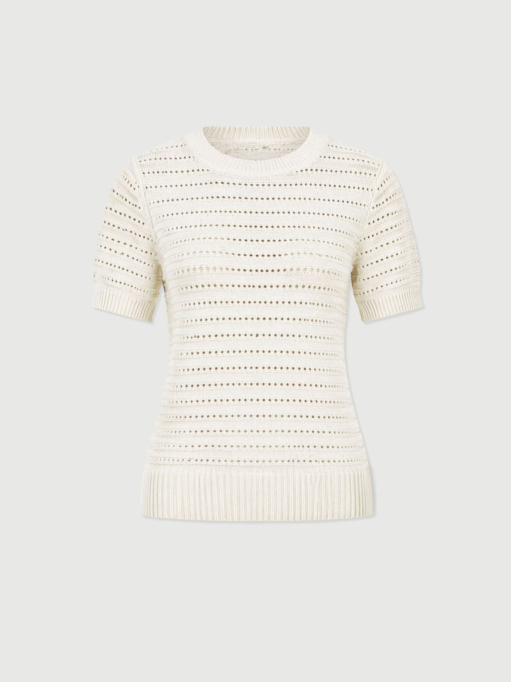Ester Short Sleeve Knit - Cream