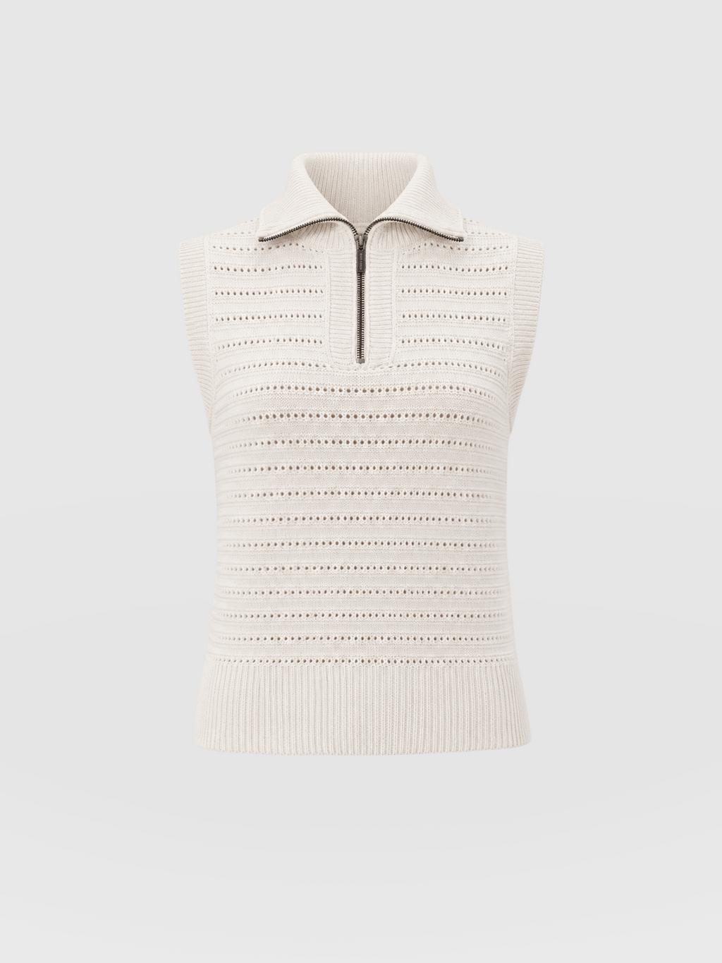 Ester Sleeveless Knit - Cream