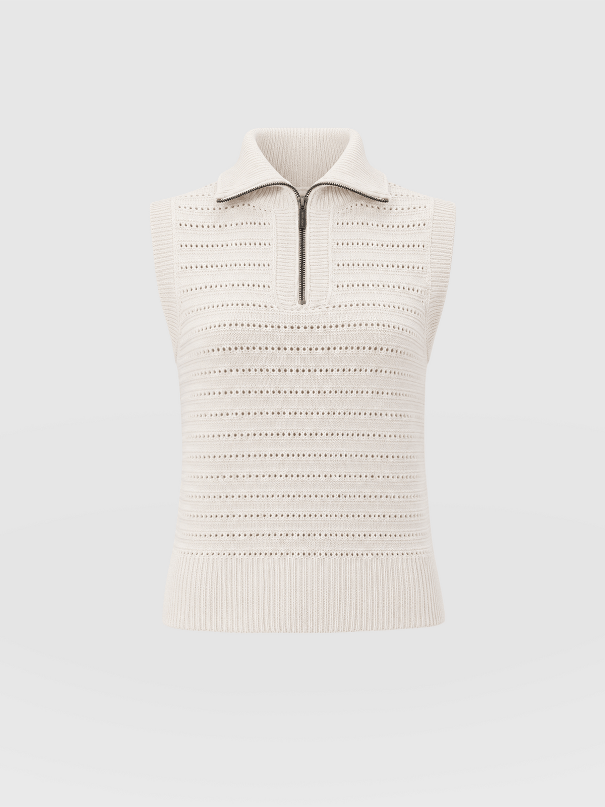 Ester Sleeveless Knit - Cream