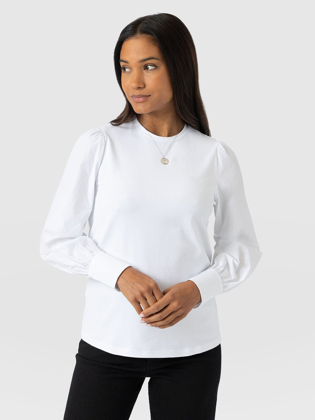 Eva Mock Shirt - White