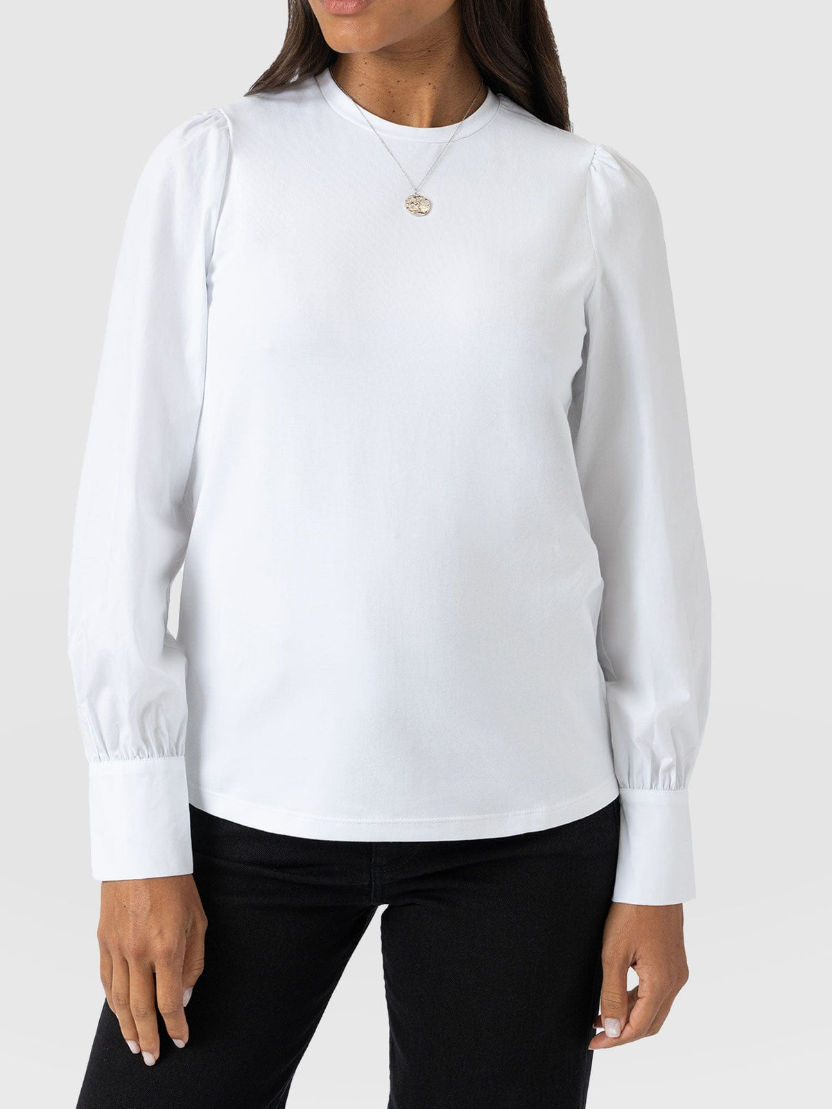 Eva Mock Shirt - White