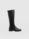 Evelyn Knee High Boot - Black