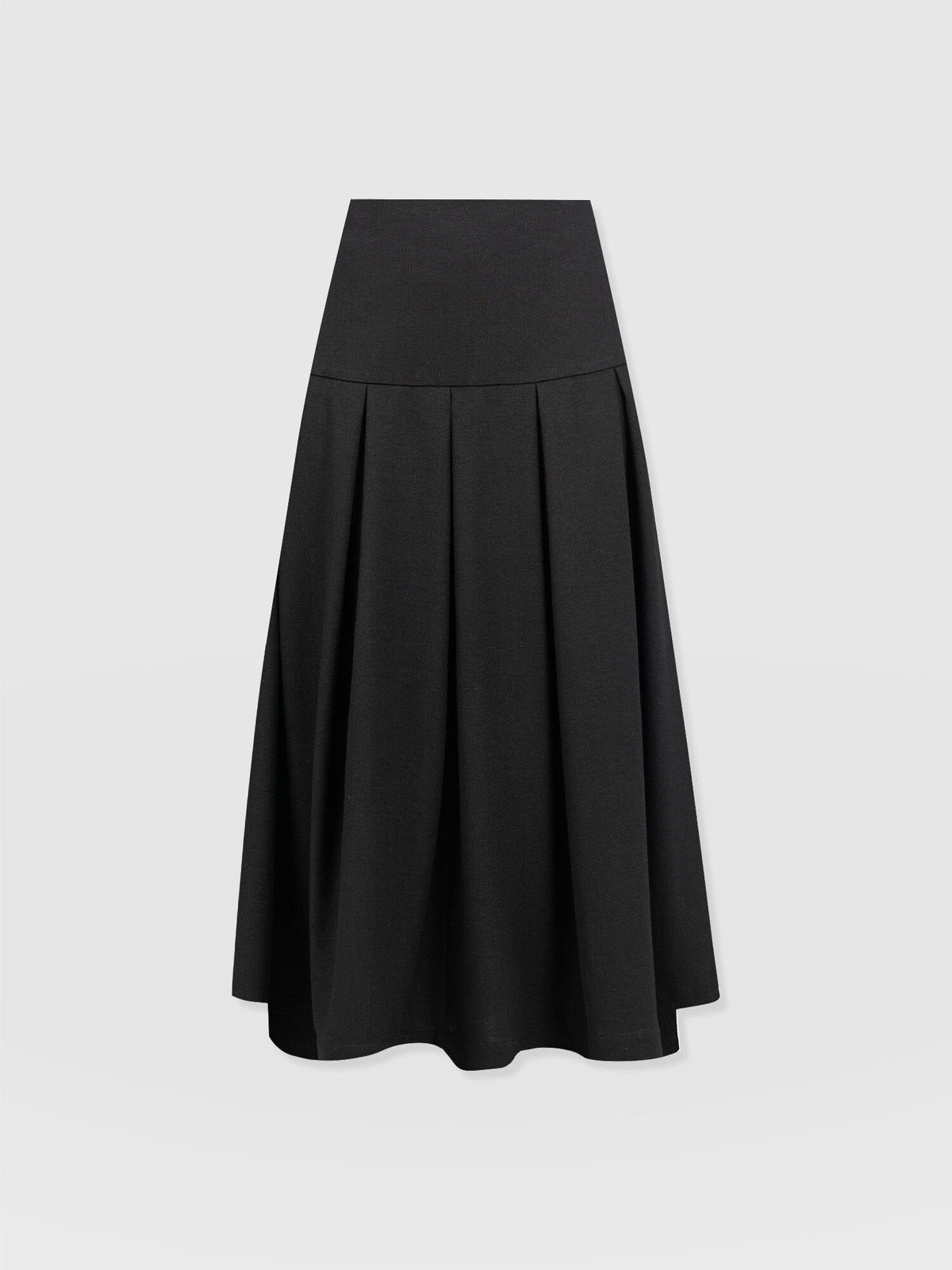 Everly Pleated Skirt - Black