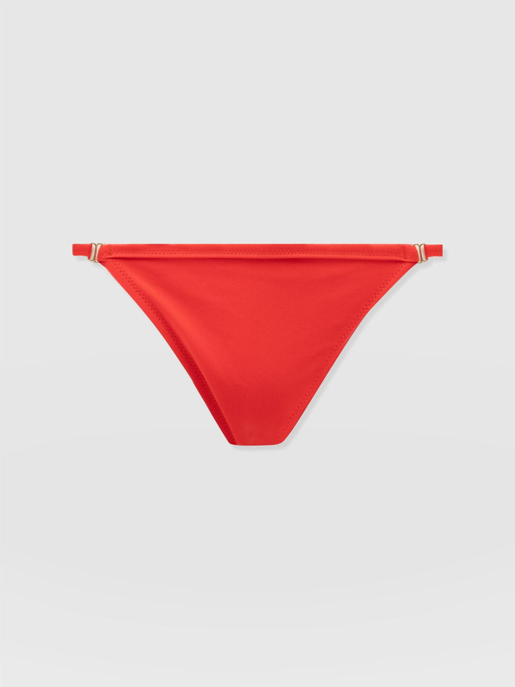 Faye Adjustable Bikini Bottom - Red