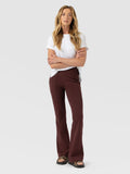 Fearne Flare Legging - Maroon