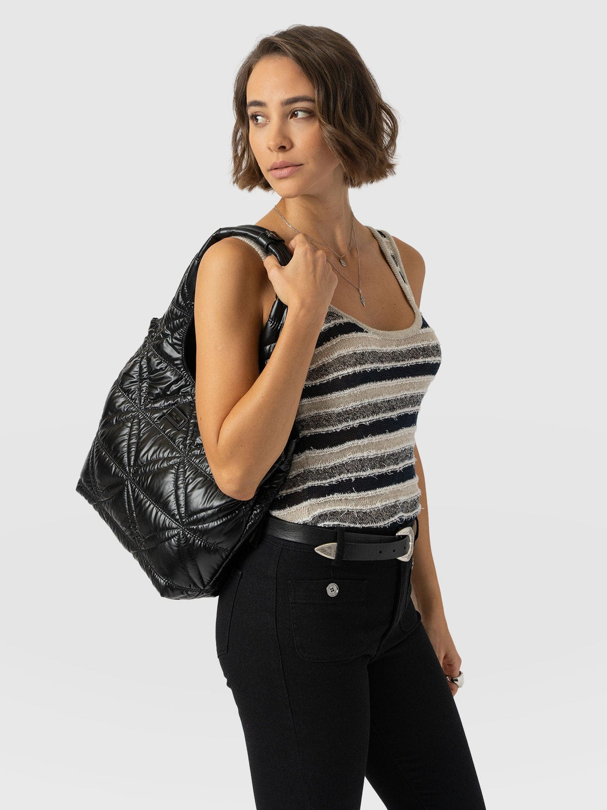 Fearne Knit Cami - Blue Stripe