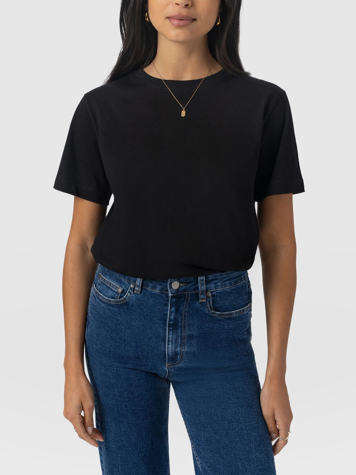 Finsbury Crew Neck Tee - Black