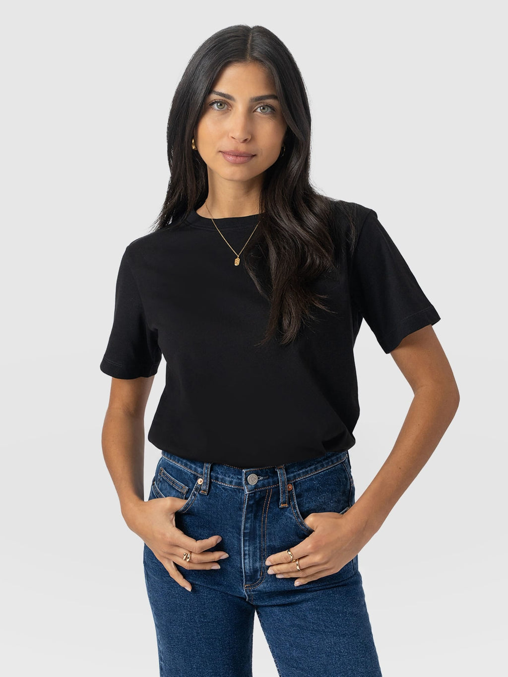 Finsbury Crew Neck Tee - Black