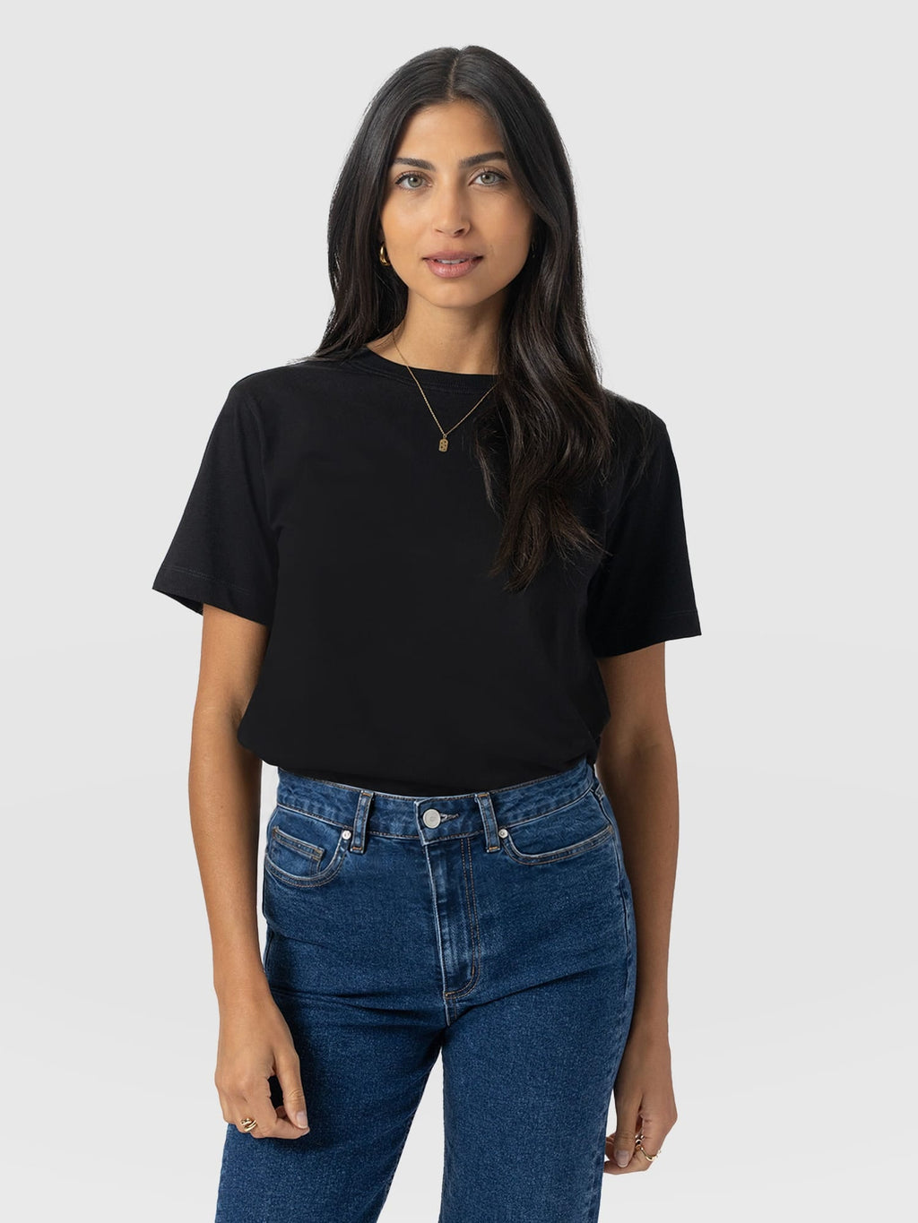 Finsbury Crew Neck Tee - Black