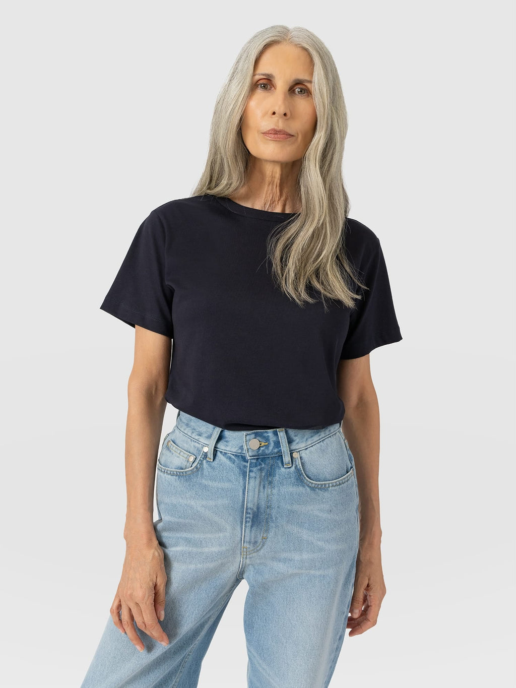 Finsbury Crew Neck Tee - Navy