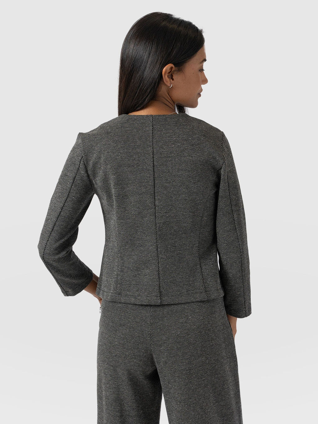 Florence Jacket - Grey Twill
