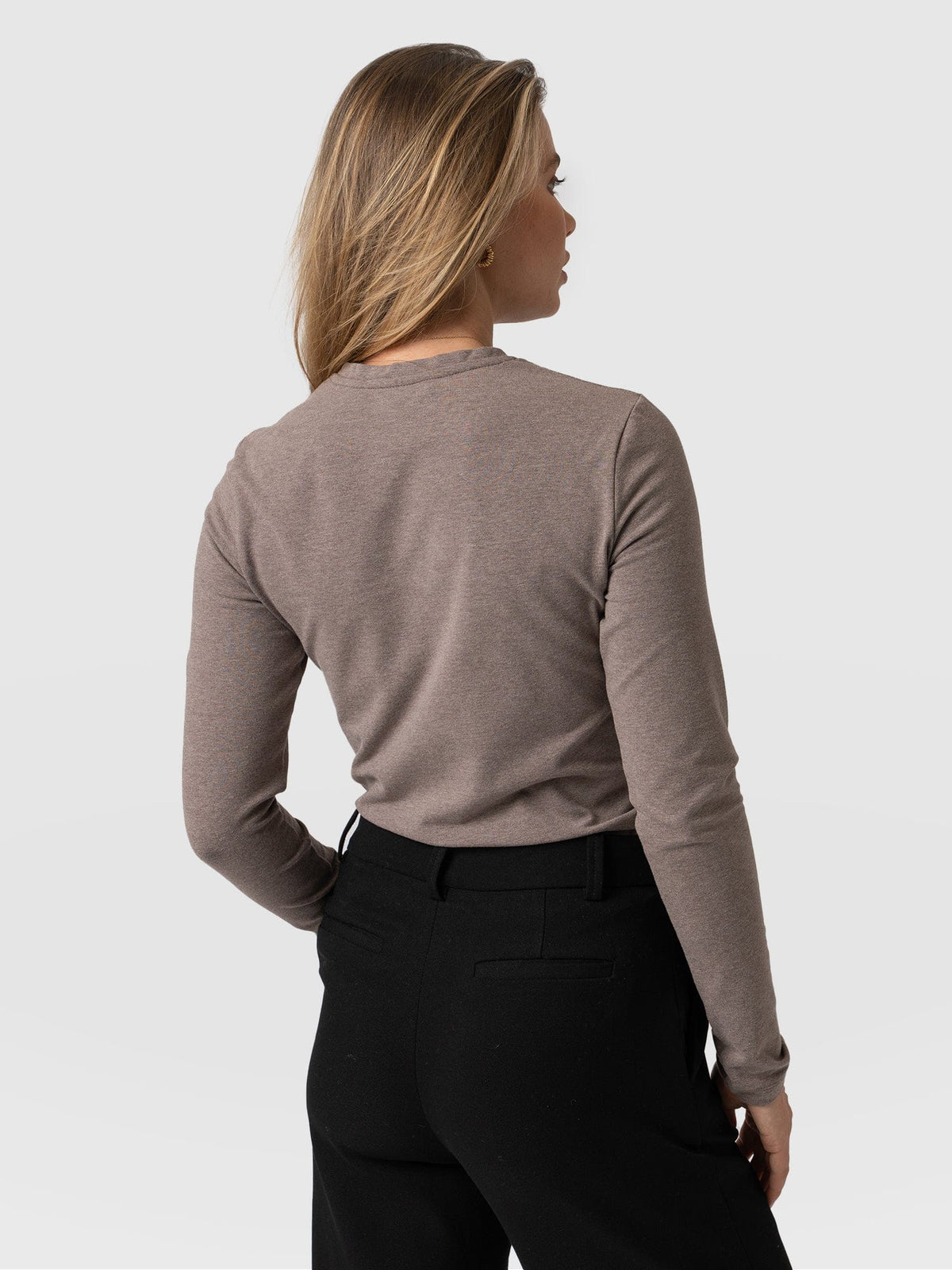Keller Crew Neck Tee - Coco