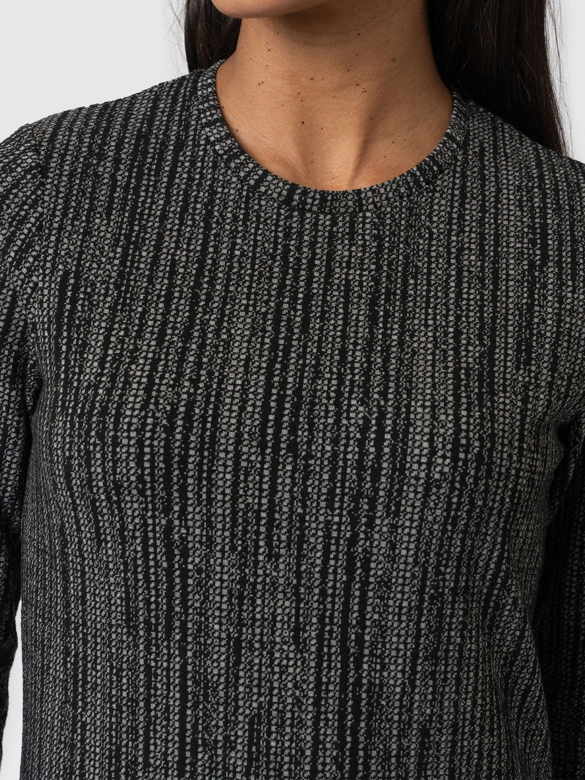 Keller Crew Neck Tee - Grey/Black