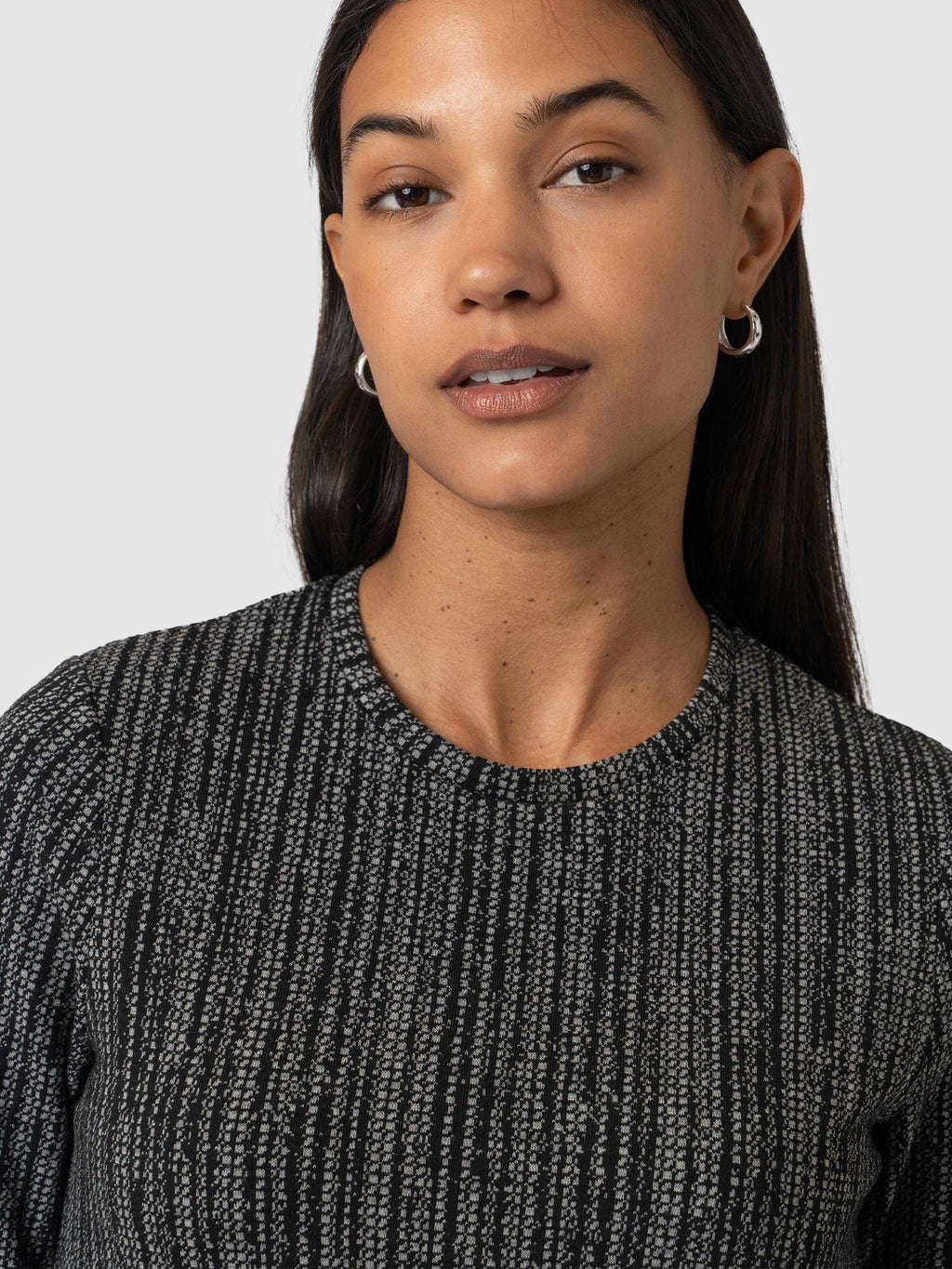 Keller Crew Neck Tee - Grey/Black