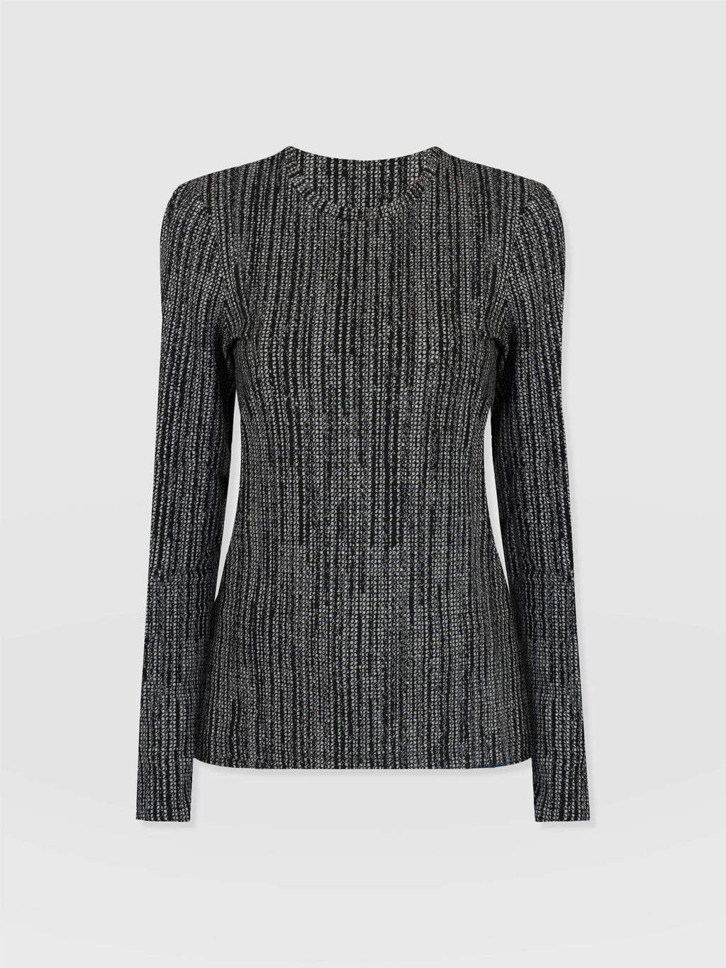Keller Crew Neck Tee - Grey/Black