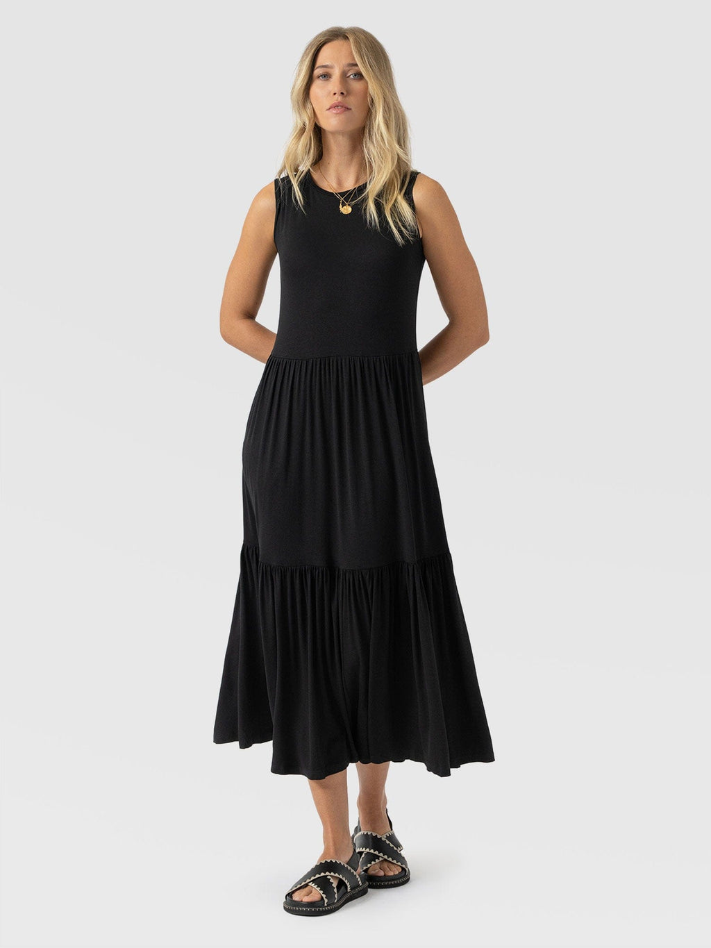 Greenwich Dress - Jersey Black
