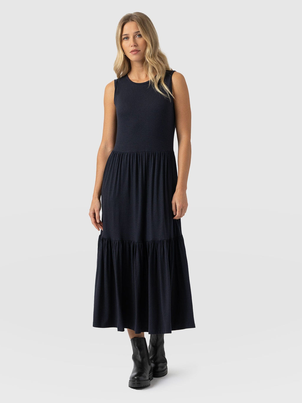 Greenwich Dress - Navy