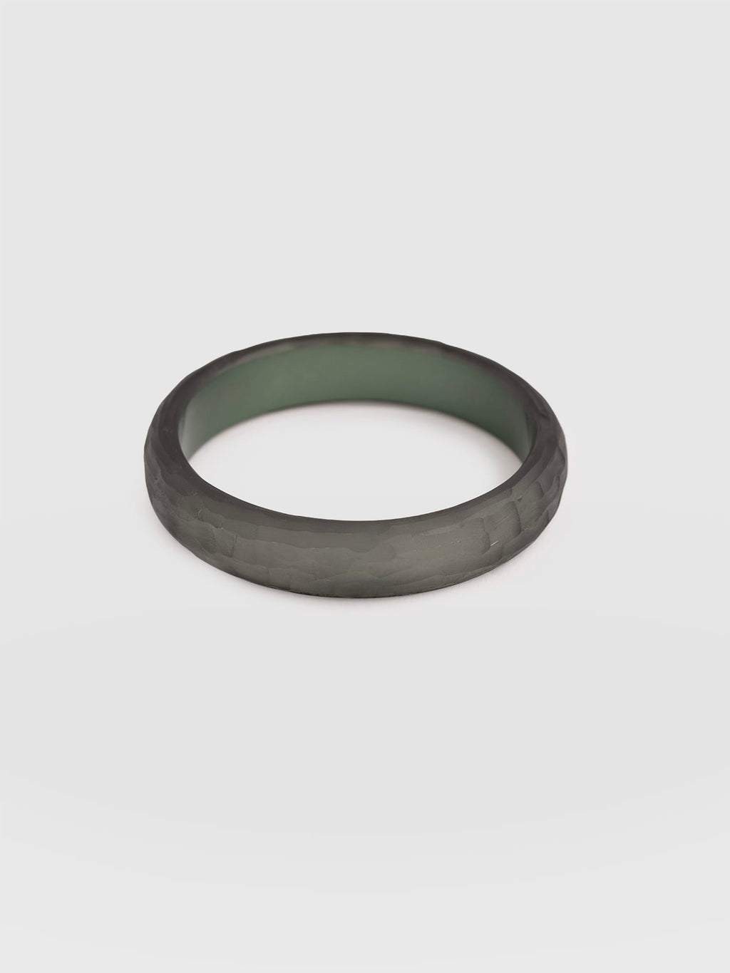 Hammered Bangle - Green
