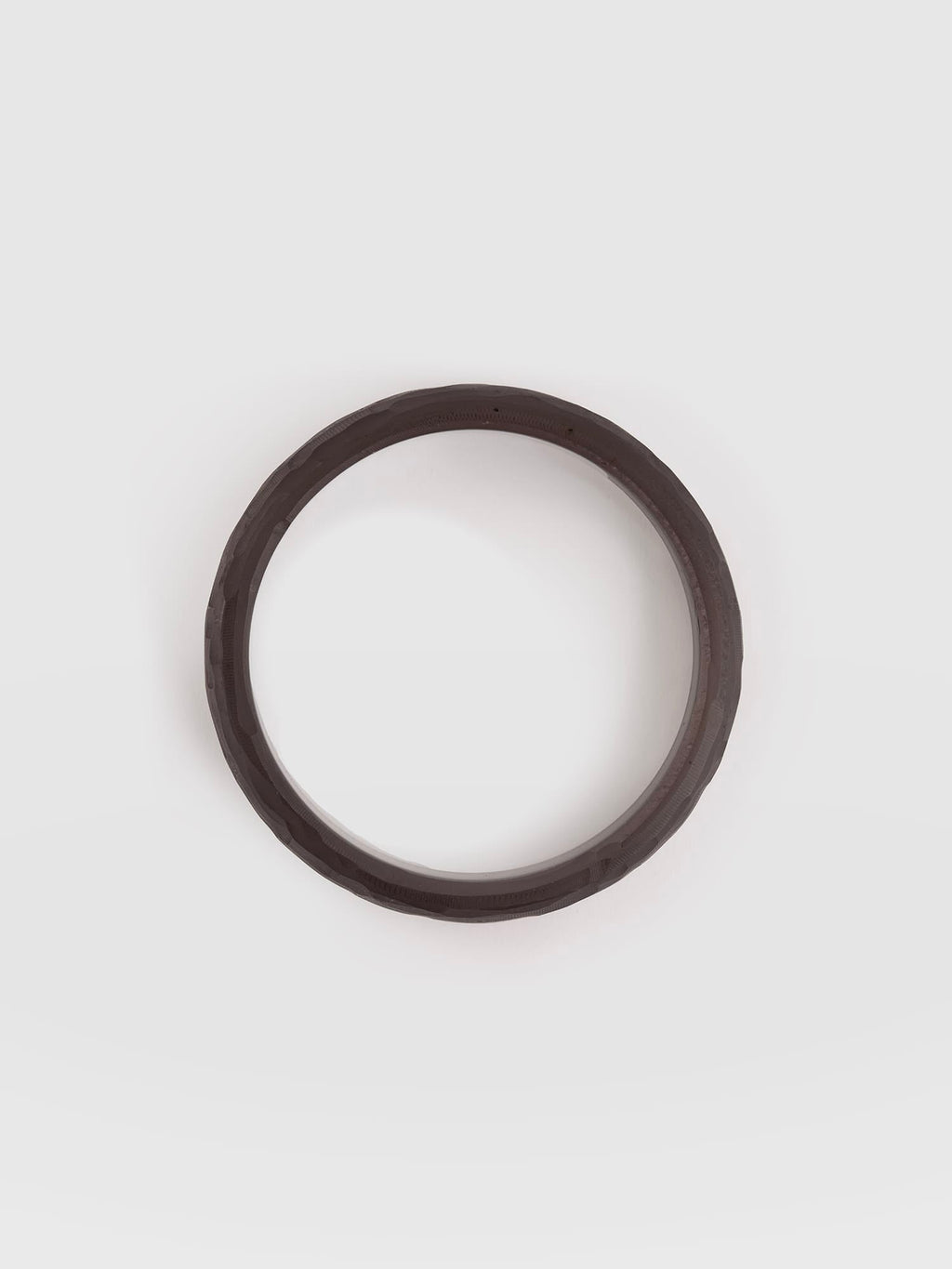 Hammered Bangle - Grey
