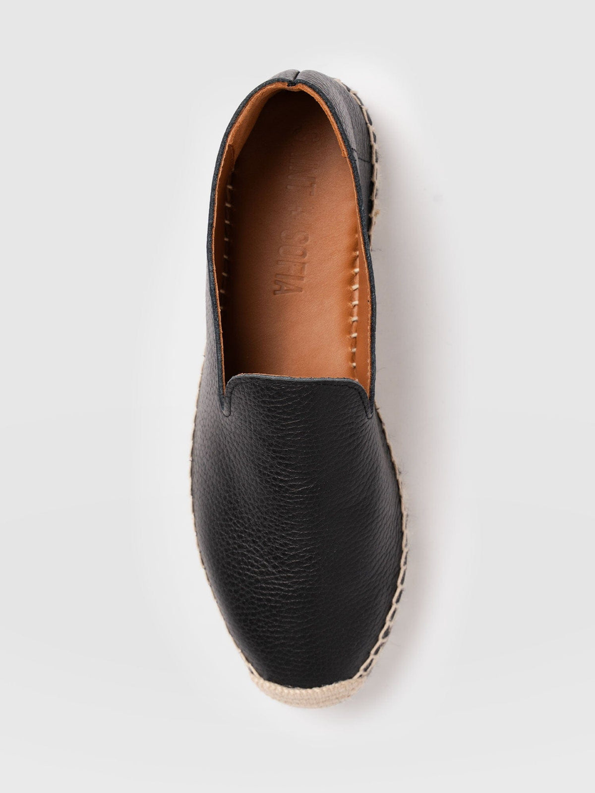 Hampton Espadrilles - Black Leather