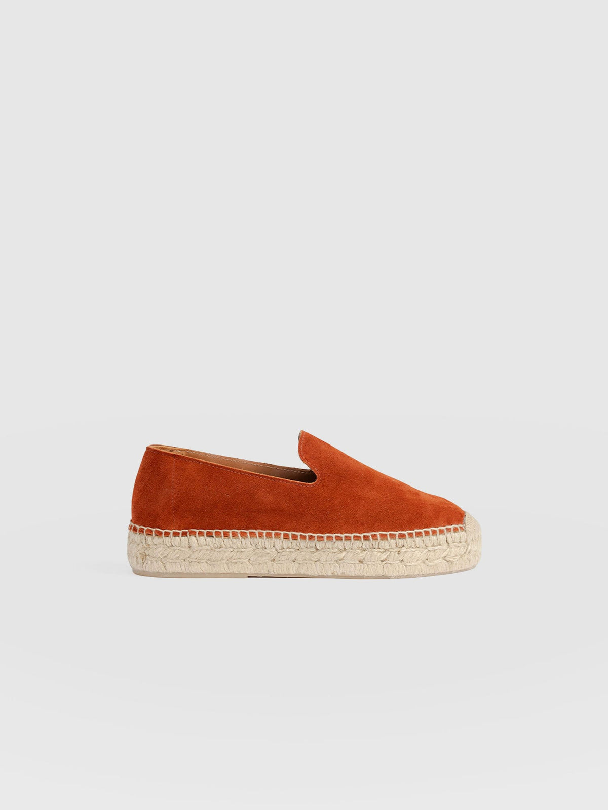 Hampton Espadrilles - Burnt Orange Suede