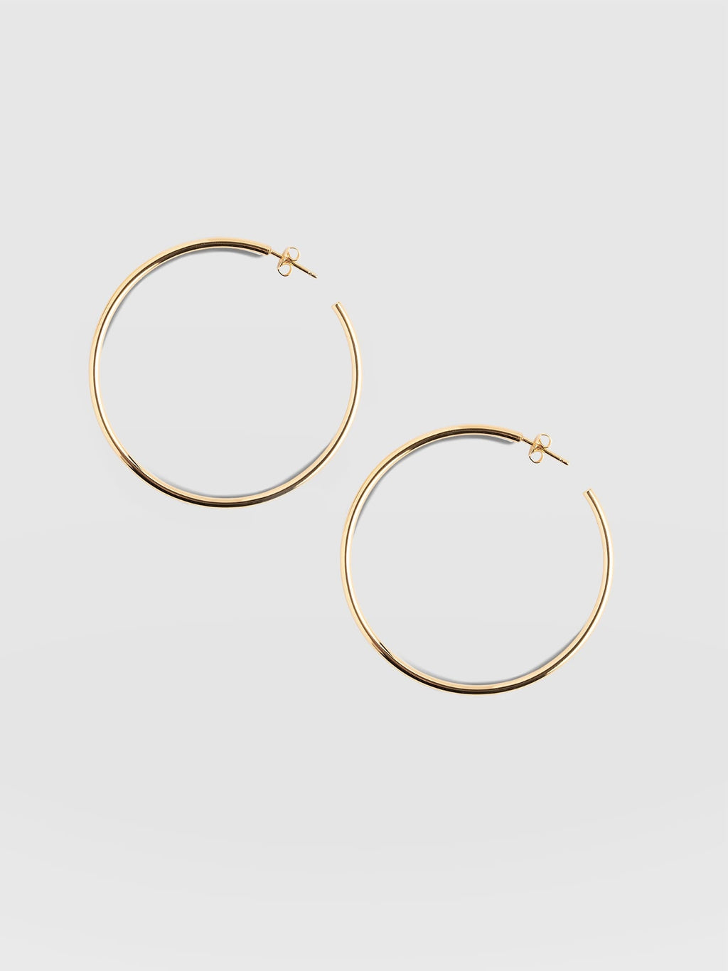 Hoop Large Earrings - Gold