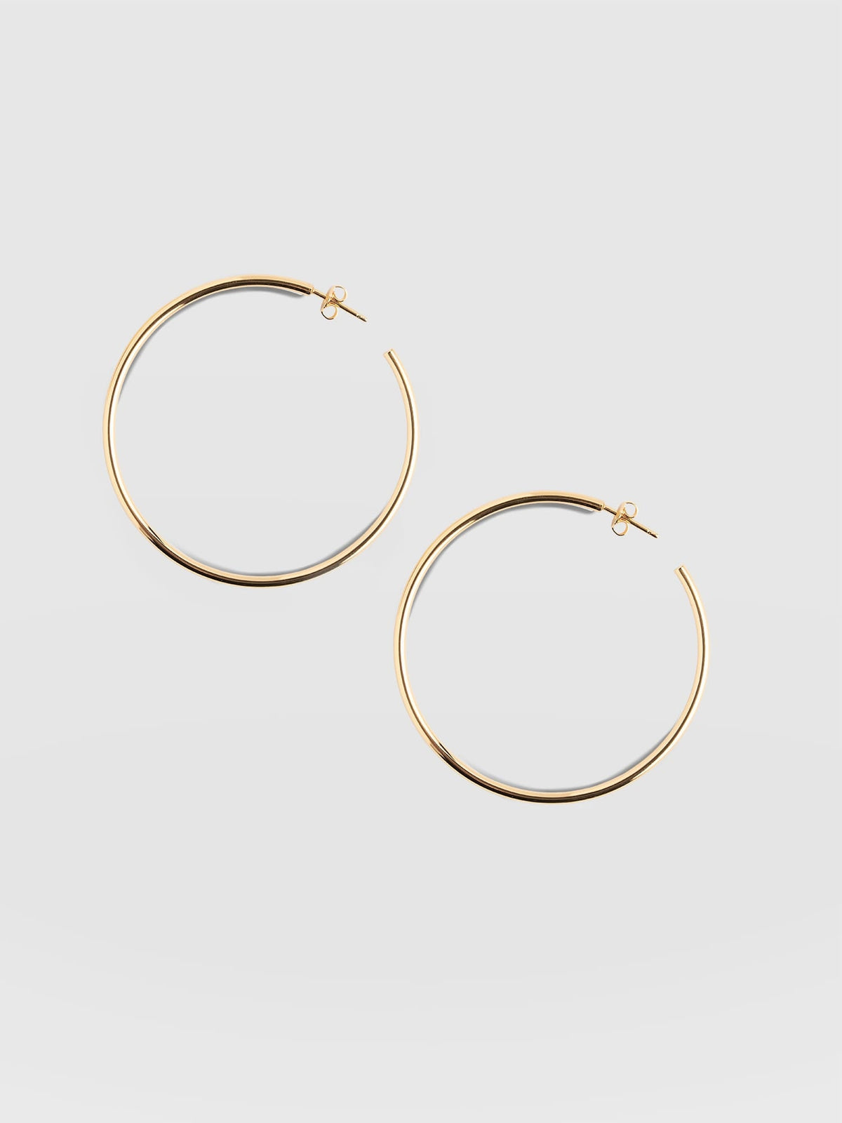 Hoop Large Earrings - Gold
