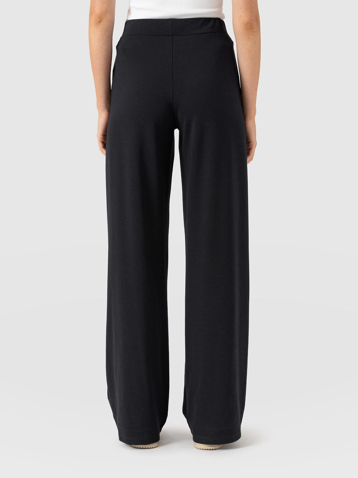 Hoxton Wide Leg Pant - Black
